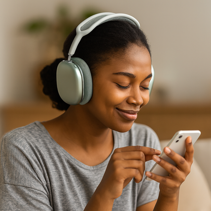 Casque Audio Bluetooth Écouteurs Anti-Bruit