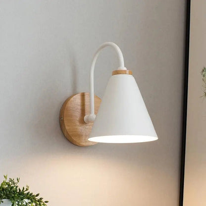 Lampe Murale Bois et Métal Design Nordique LED