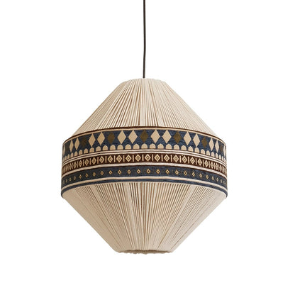 Lampe Suspendue Chic avec Franges et Éclairage Doux