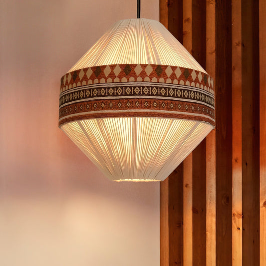 Lampe Suspendue Chic avec Franges et Éclairage Doux - Foivo