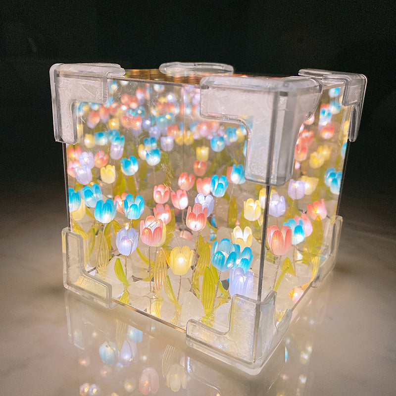 Boîte à Fleurs Lumineuse Tulipe 6