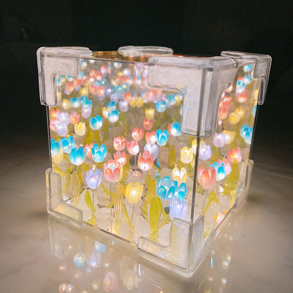 Boîte à Fleurs Lumineuse Tulipe 6