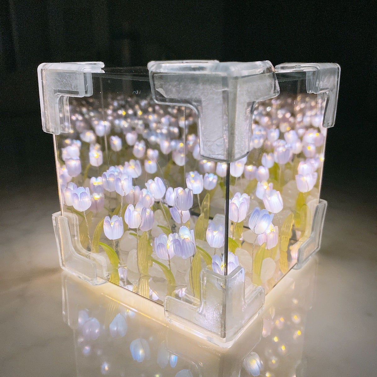 Boîte à Fleurs Lumineuse Tulipe 8