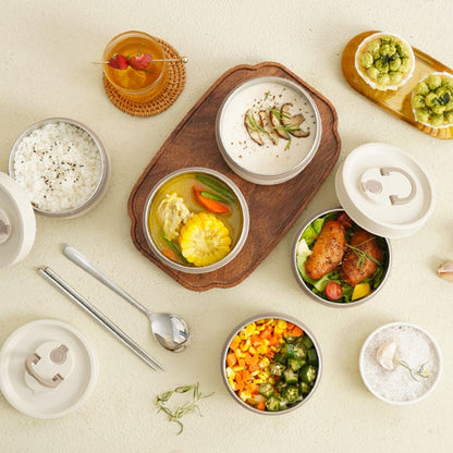 Boîte à Lunch Isolée à Double Paroi pour Hommes et Femmes 6
