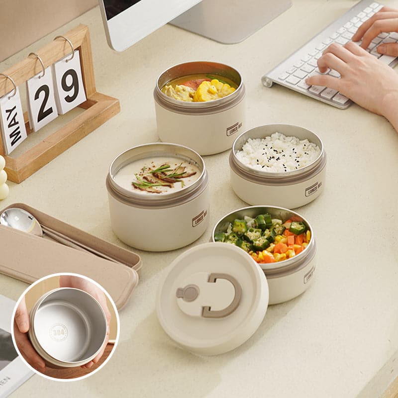 Boîte à Lunch Isolée à Double Paroi pour Hommes et Femmes 8