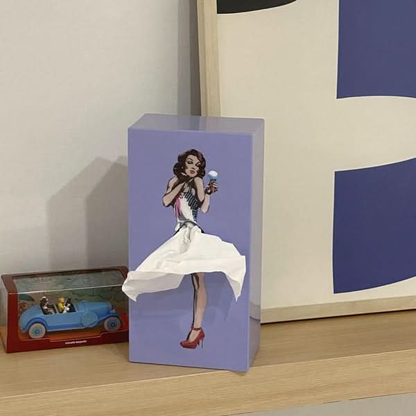 Boîte à Mouchoirs Créative en Forme de Jupe Interactif pour Salon, Chambre et Bureau 6