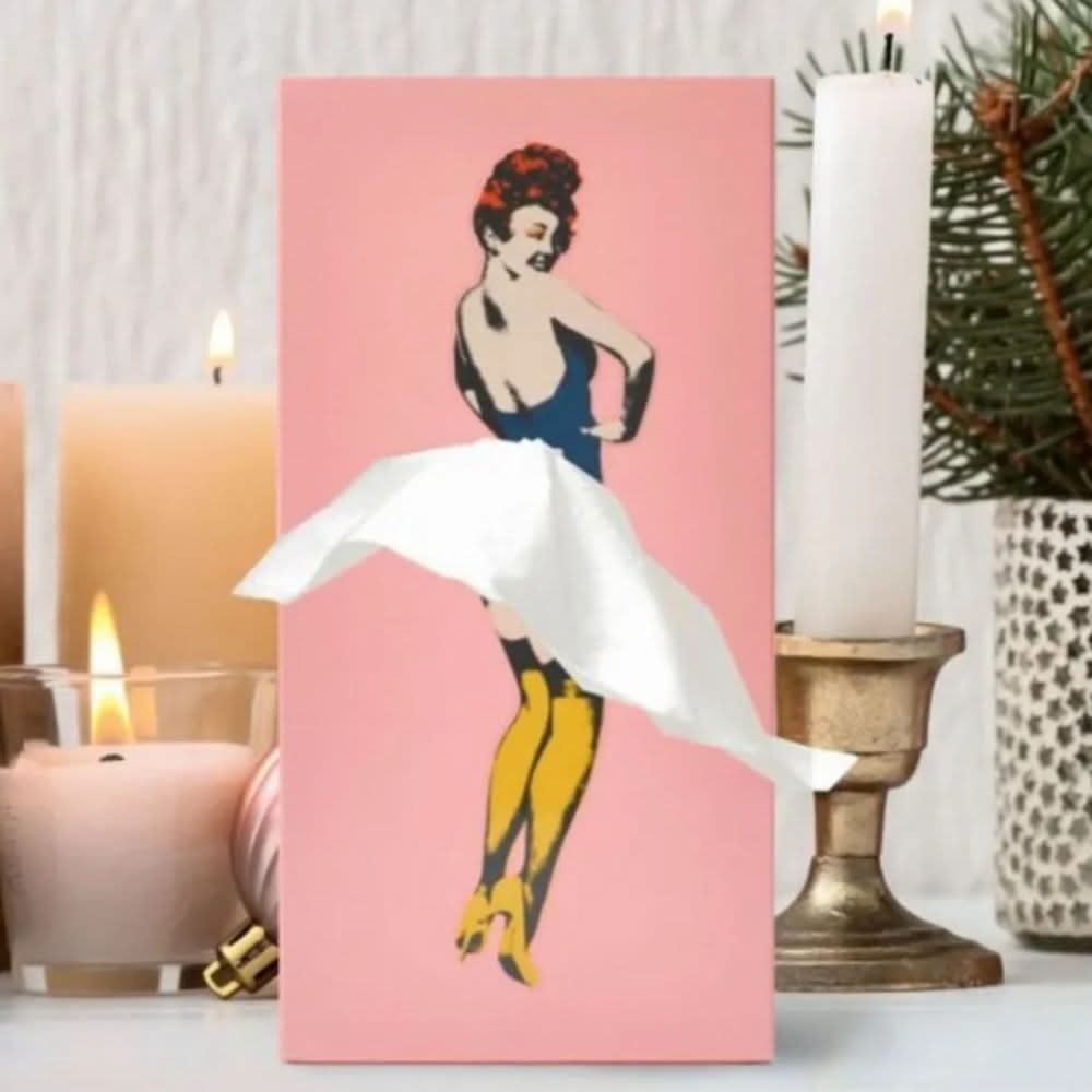 Boîte à Mouchoirs Créative en Forme de Jupe Interactif pour Salon, Chambre et Bureau 9