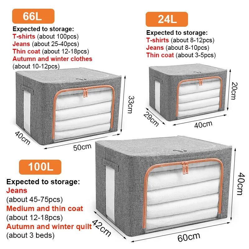 Boîte de Rangement Pliable Pratique 5