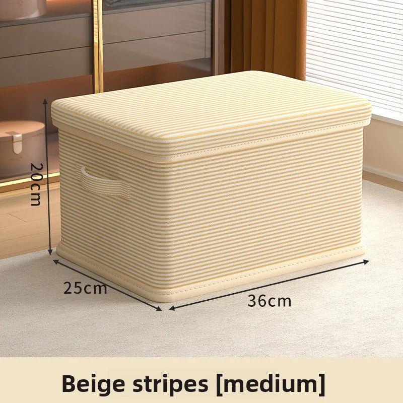 Boîte de Rangement Pliable Plastique avec Couvercle Grande Capacité