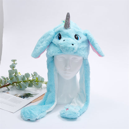 Bonnet Hiver Avec Oreilles Mobiles Amusant 10