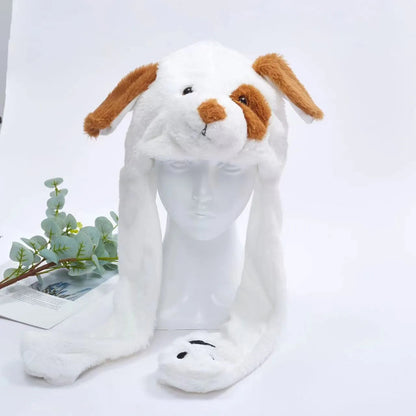 Bonnet Hiver Avec Oreilles Mobiles Amusant 11