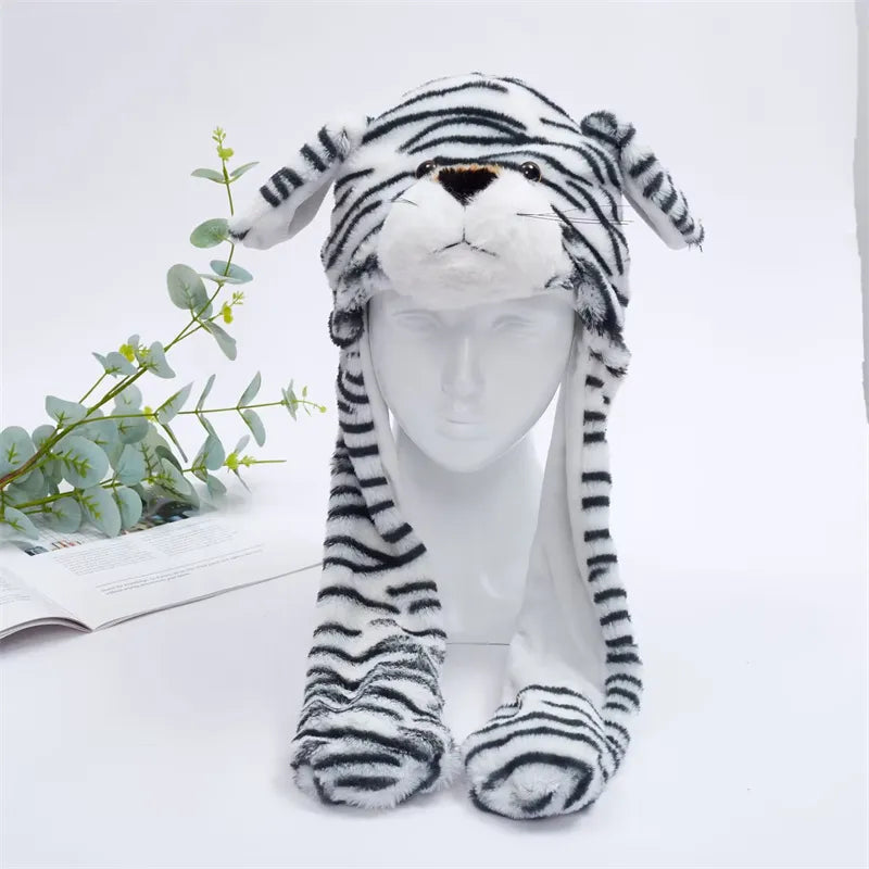 Bonnet Hiver Avec Oreilles Mobiles Amusant 13