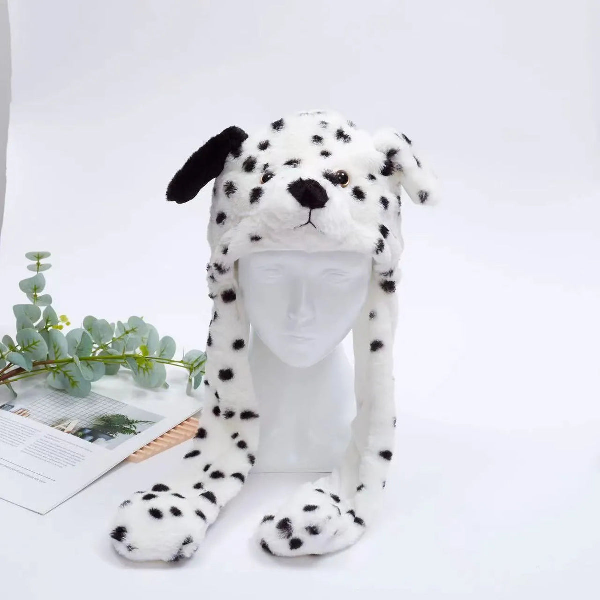 Bonnet Hiver Avec Oreilles Mobiles Amusant 24