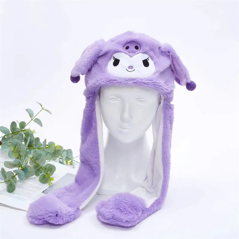 Bonnet Hiver Avec Oreilles Mobiles Amusant 32