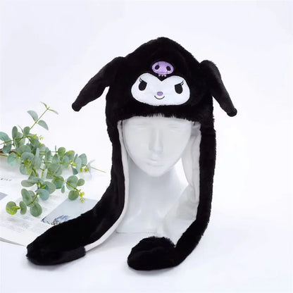 Bonnet Hiver Avec Oreilles Mobiles Amusant 48
