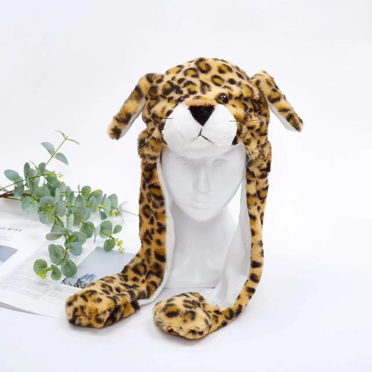Bonnet Hiver Avec Oreilles Mobiles Amusant 51