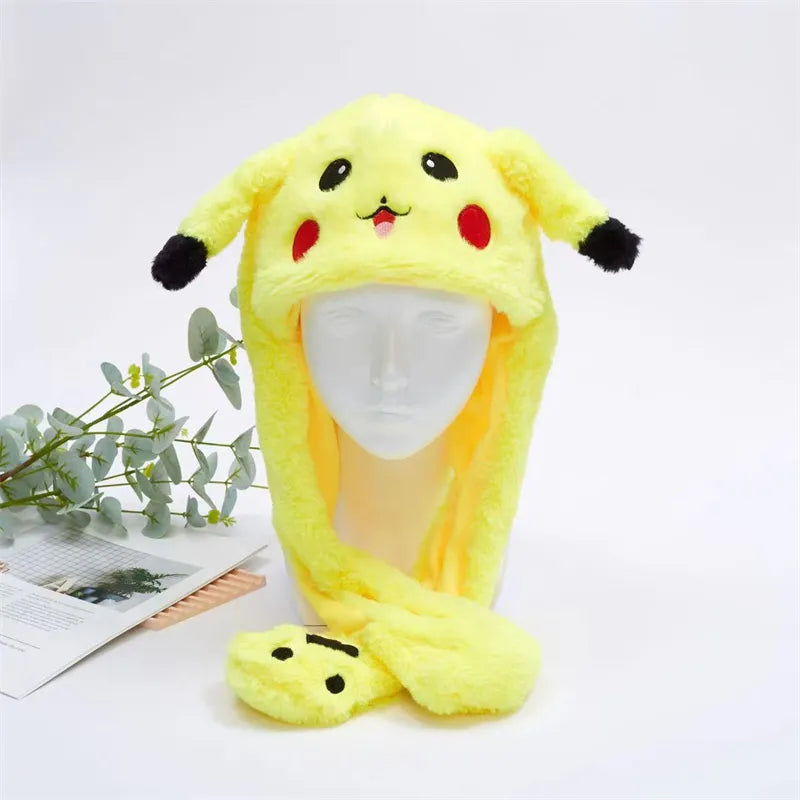 Bonnet Hiver Avec Oreilles Mobiles Amusant 52
