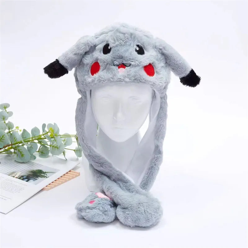 Bonnet Hiver Avec Oreilles Mobiles Amusant 53