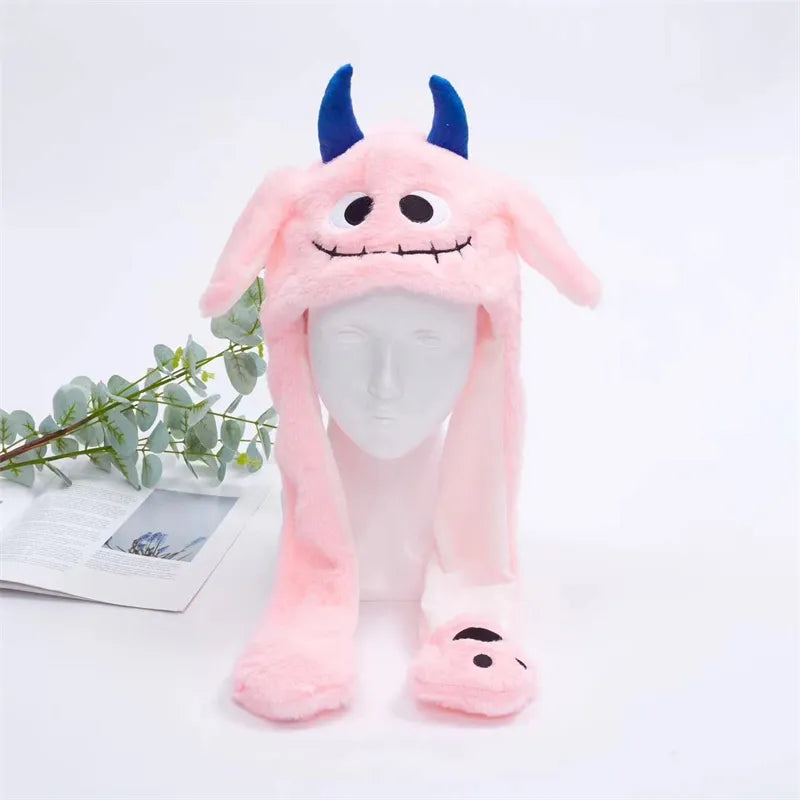 Bonnet Hiver Avec Oreilles Mobiles Amusant 57