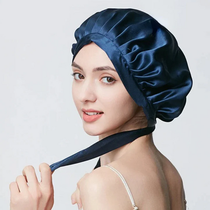 Bonnet en Soie Ajustable pour Cheveux 4