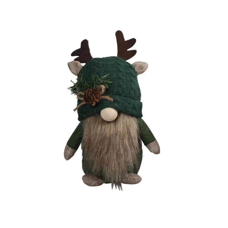 Décoration de Noël Luxueuse en Peluche pour Fenêtre - Foivo