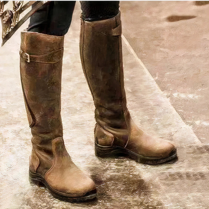 Bottes d’équitation hautes, pour cavalière et activités équestres-vêtement-Oslo France