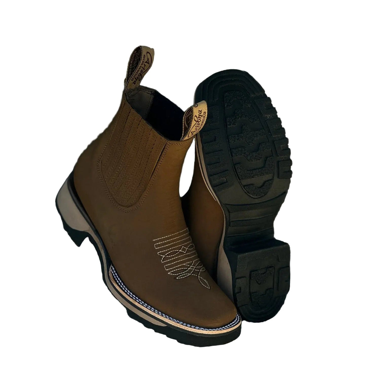 Bottes Unisexe Cuir Synthétique Style Western Classique - Foivo