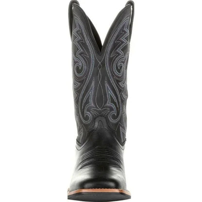 Bottes Homme Santiags Mi-Mollet avec Motif Totem 4