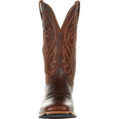 Bottes Homme Santiags Mi-Mollet avec Motif Totem 5