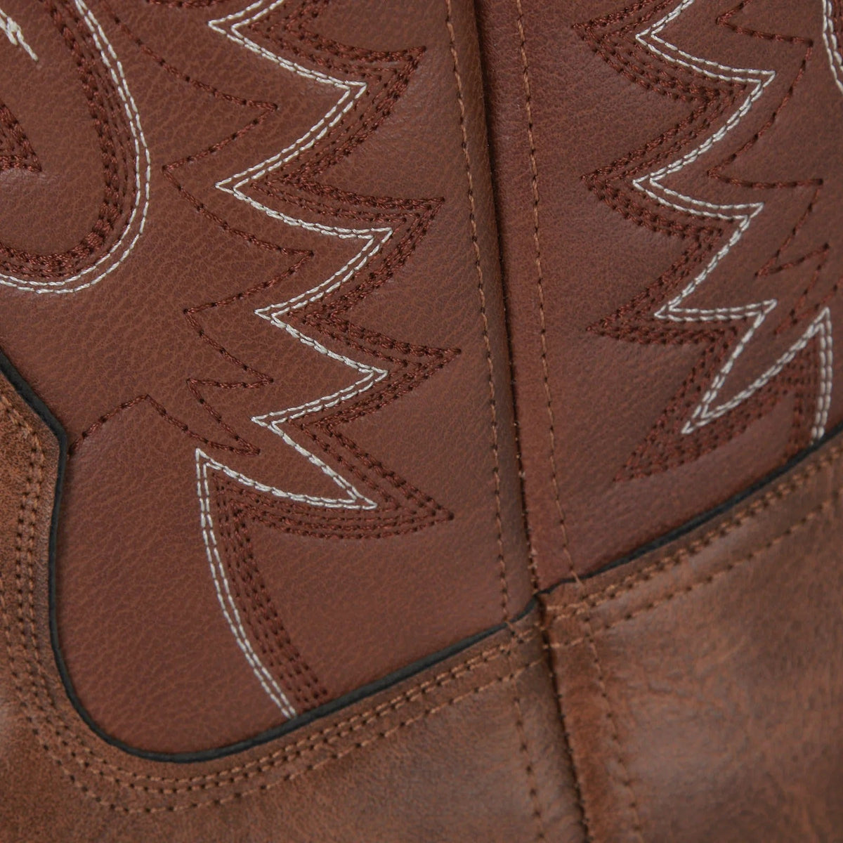 Bottes Homme Santiags Mi-Mollet avec Motif Totem 8