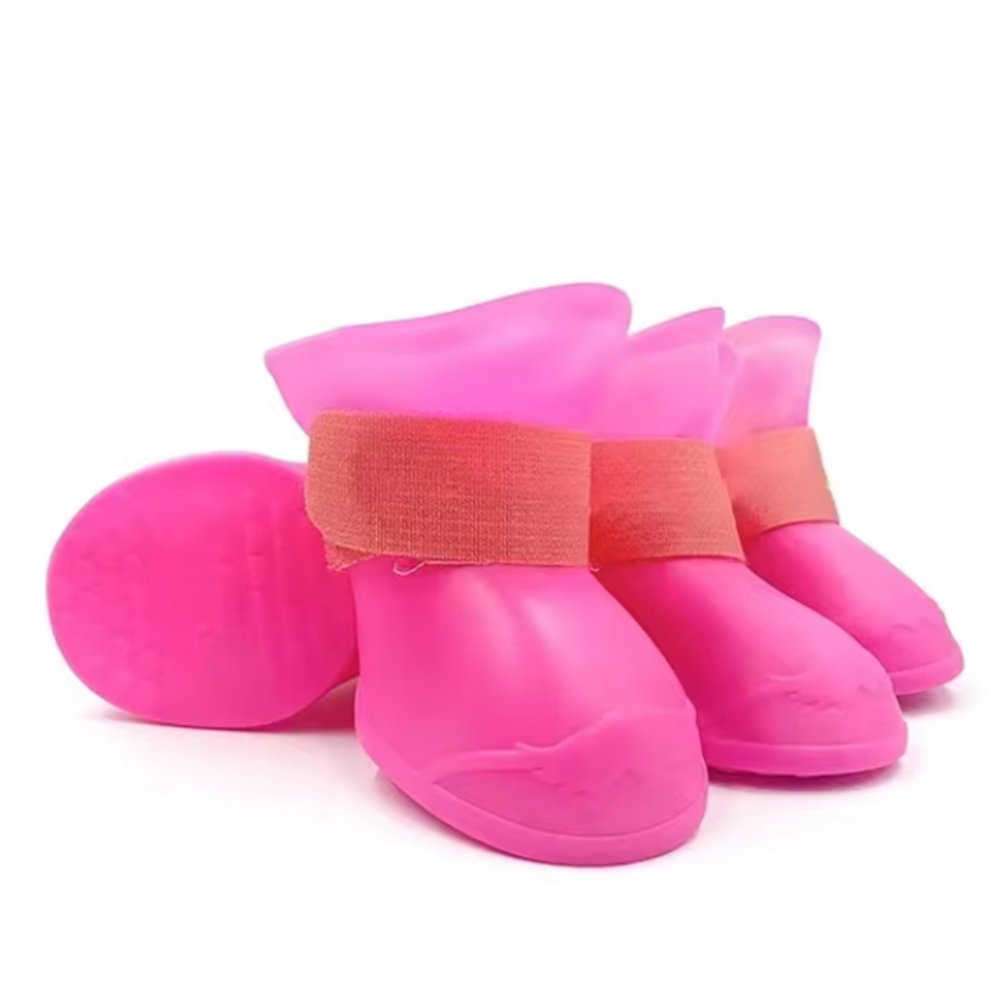 Bottes Pour Chien Imperméables Antidérapantes Ajustables 4
