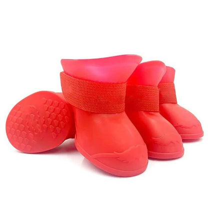 Bottes Pour Chien Imperméables Antidérapantes Ajustables 6