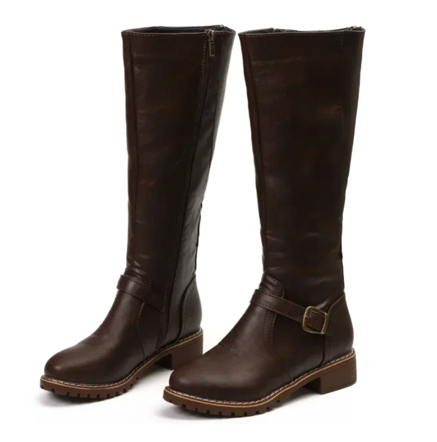 Bottes d'Hiver pour Femmes à Hauteur de Genou 6