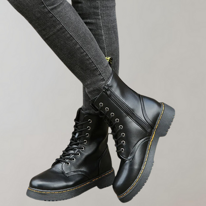 Bottes de Combat pour Femmes avec Fermeture Éclair Latérale 6
