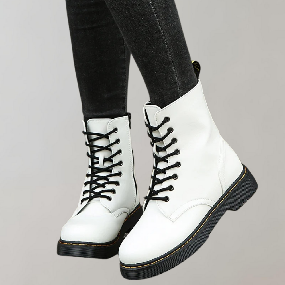 Bottes de Combat pour Femmes avec Fermeture Éclair Latérale 8