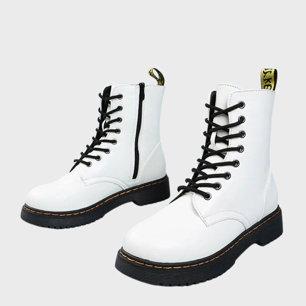 Bottes de Combat pour Femmes avec Fermeture Éclair Latérale 9