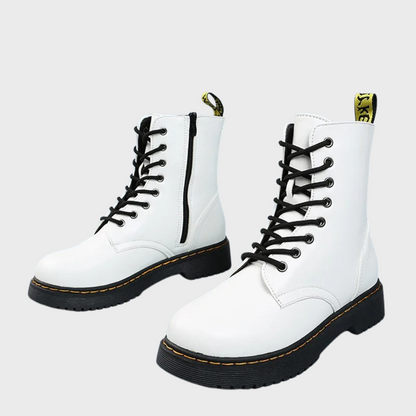 Bottes de Combat pour Femmes avec Fermeture Éclair Latérale 9