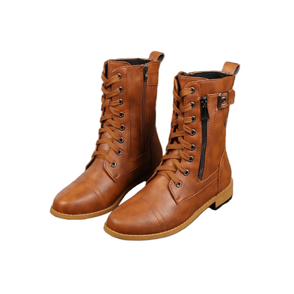 Bottines Femme Cuir Fermeture Éclair - Foivo
