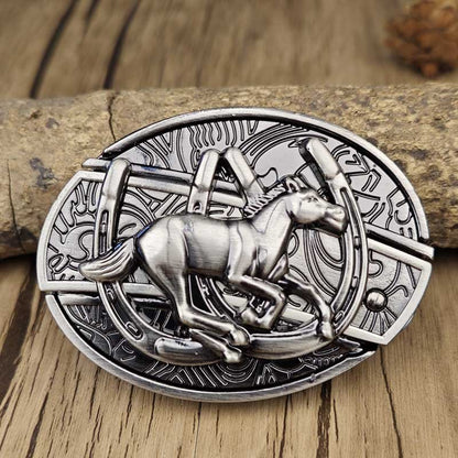 Boucle de Ceinture Cowboy Métallique avec Outil EDC Caché 22
