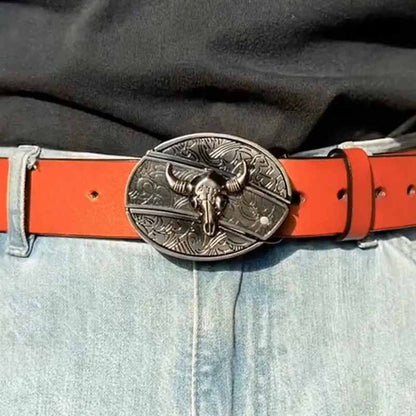 Boucle de Ceinture Cowboy Métallique avec Outil EDC Caché 4
