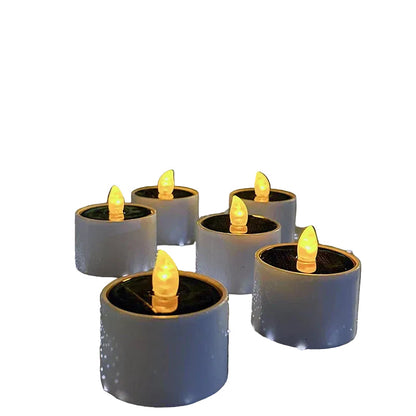 Bougie LED Solaire Extérieur Effet Vacillant - Foivo