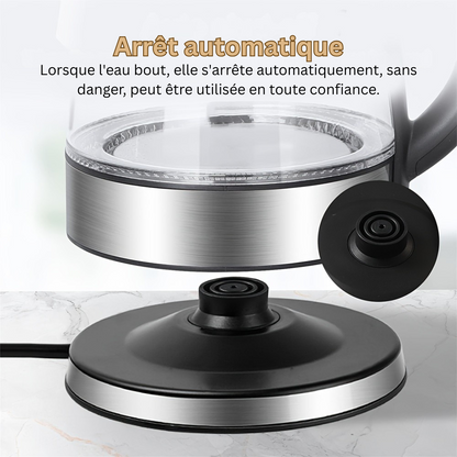 Bouilloire Électrique en Verre Design 3