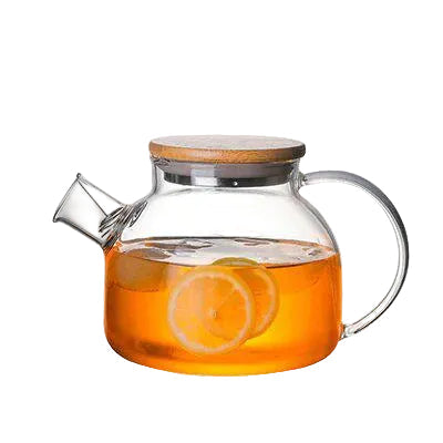 Bouilloire Verre Borosilicaté Transparent Design Moderne - Foivo