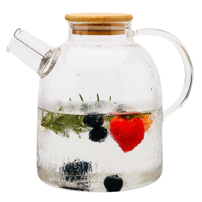 Bouilloire en Verre Borosilicaté Transparent 4