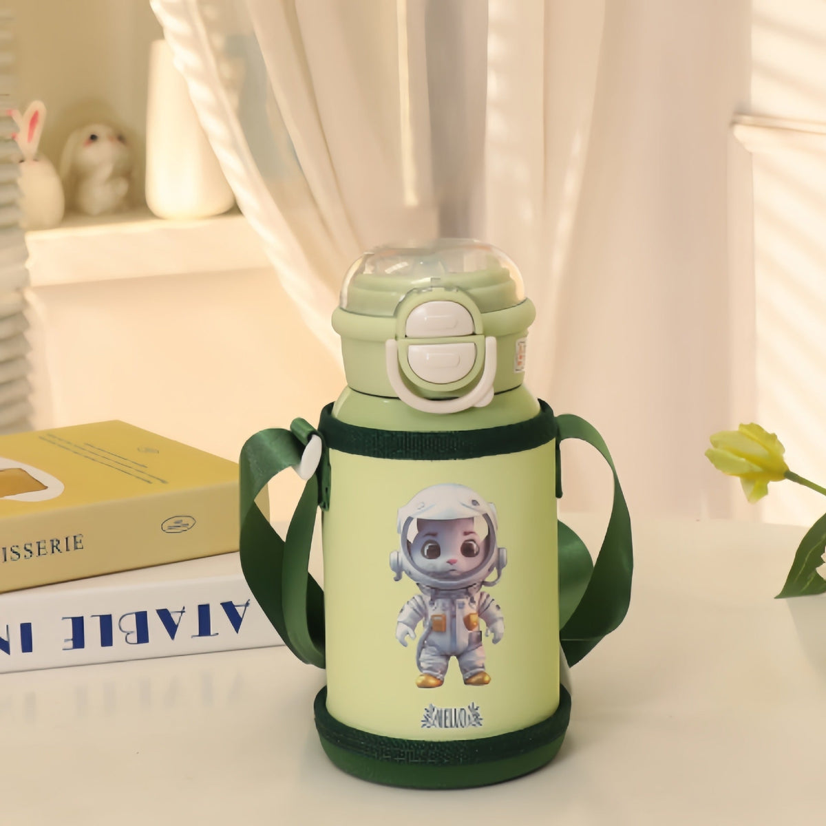 Bouteille Isotherme 1L Femme Pratique avec Design Amusant 7