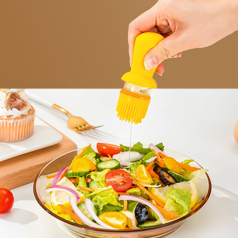 Bouteille à Huile avec Brosse Pratique 2