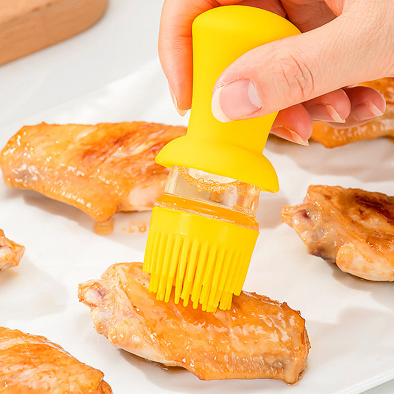 Bouteille à Huile avec Brosse Pratique 6