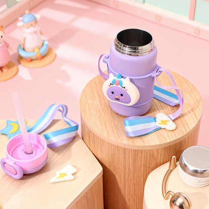 Bouteille d'Eau Isolée Femme Design Lapin 3