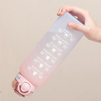 Bouteille d'eau Motivante avec Paille 5