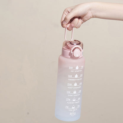 Bouteille d'eau Motivante avec Paille 6